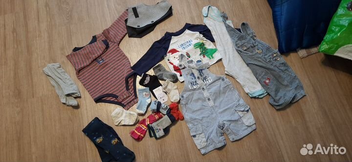 Детские вещи мешок 80-92