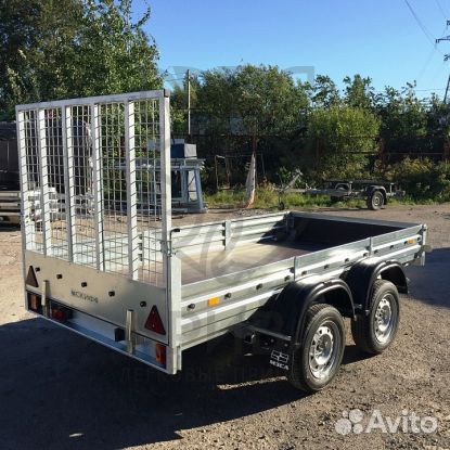 Прицеп с трапом мзса 817731.022. Рассрочки. Боксы
