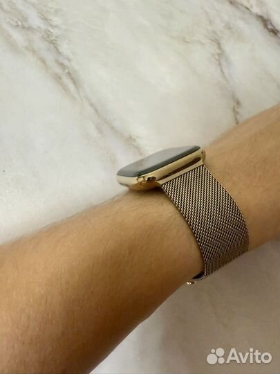 Apple Watch Gold Titanium Milanese Loop (идеал)