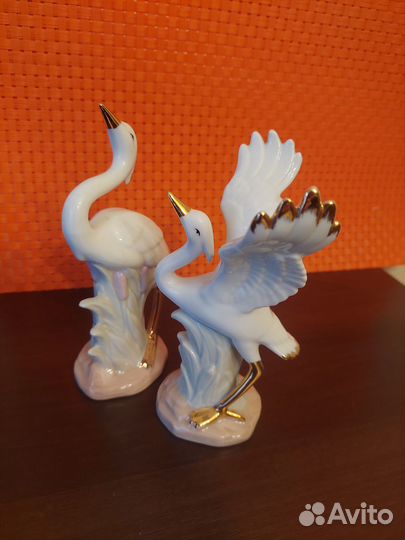 Фарфоровые статуэтки Цапли Disomi