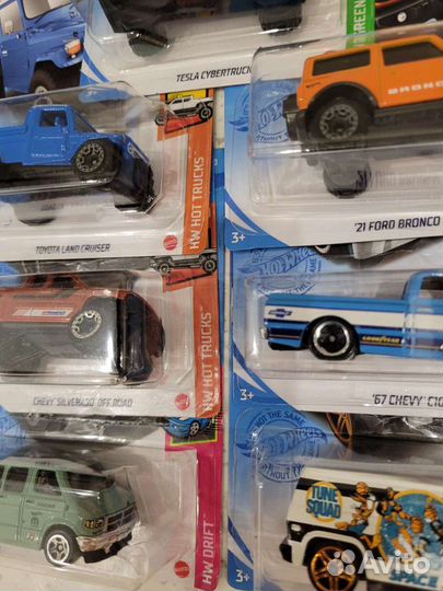 Хот вилс Hot Wheels Ford Bronco, Toyota, Tesla нов