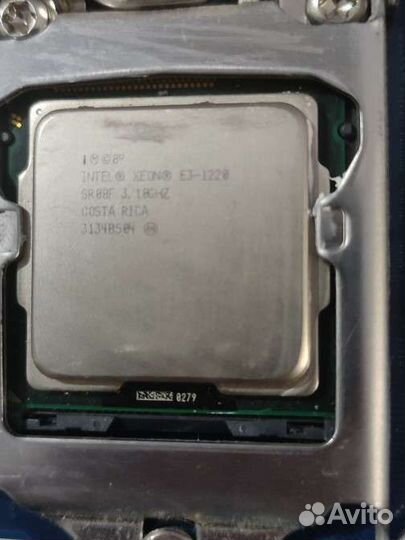 Комплект процессор xeon E3-1220 3.10Ghz