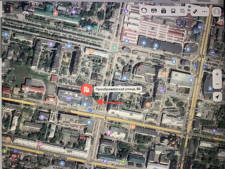 Торговая площадь, 42 м²