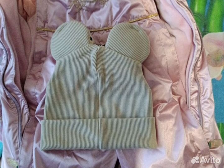 Шапка для девочки осень