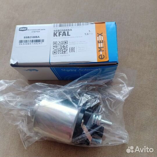 Втягивающее реле стартера Рено Дастер