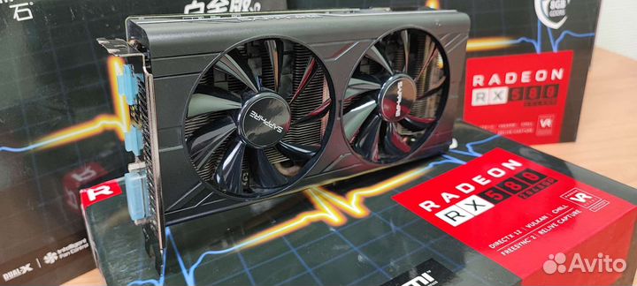 RX580 Sapphire Pulse V2 2048SP Samsung 8GB