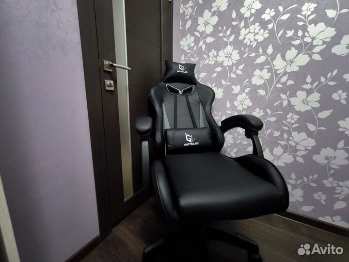 Компьютерное игровое кресло tetra новое экокожа