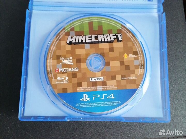 Диск с игрой Minecraft для ps4