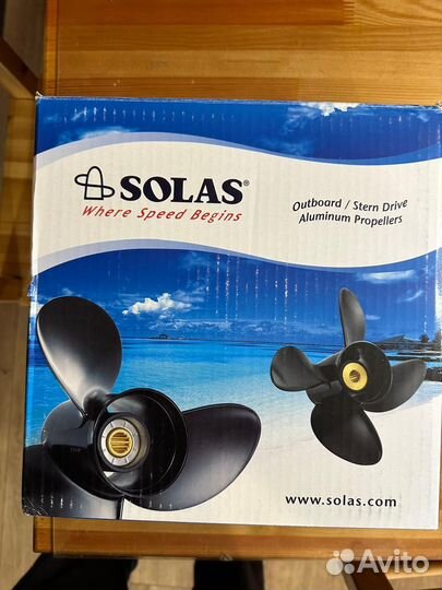Гребной винт на лодочный мотор Suzuki 9.9-15 solas