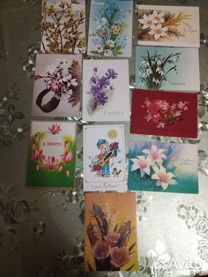 Открытки времен СССР (80-ые)