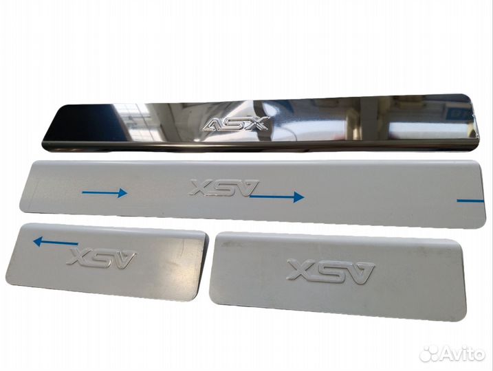 Накладки на пороги Mitsubishi ASX (с 2010 г.в)