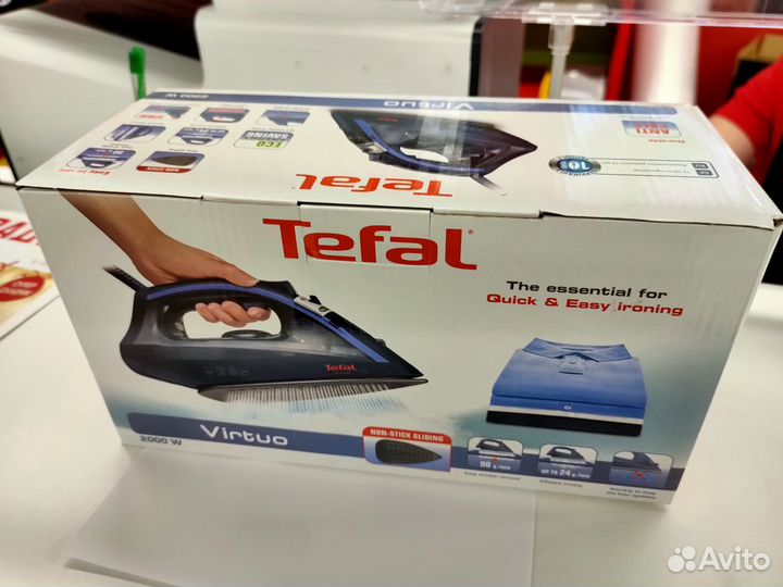 Новый паровой утюг Tefal Virtuo13 запечатан