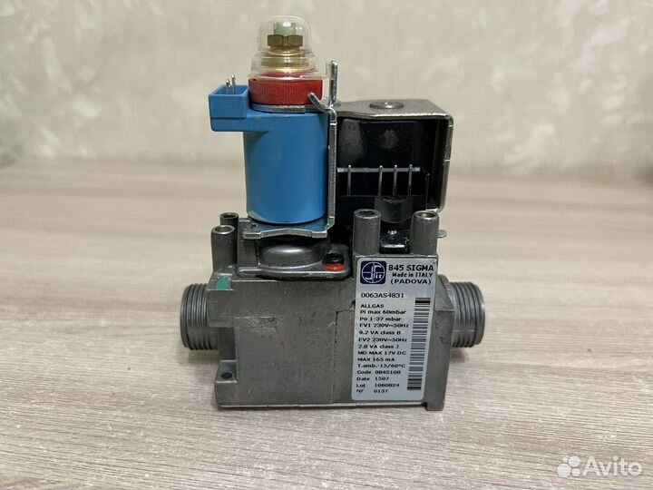 Газовый клапан sigma 845