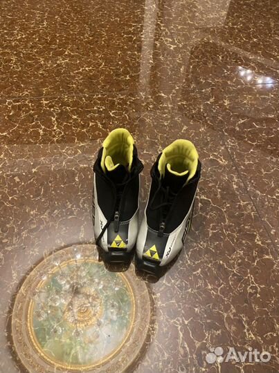 Лыжные ботинки fischer детские, лыжи fischer для к