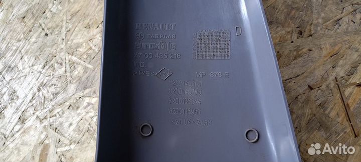 Обшивка стойки центральной правой Renault Symbol