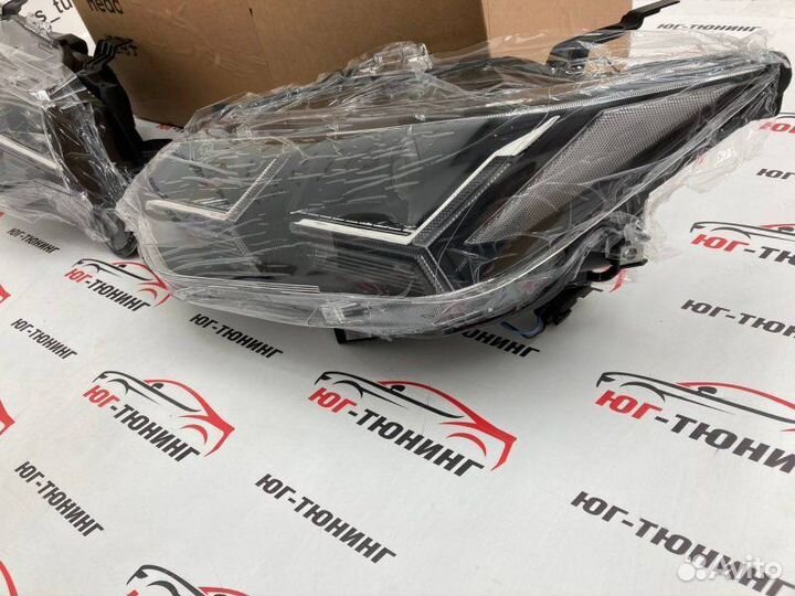 Передние фары camry 50-55 кузова в стиле Lamborghini