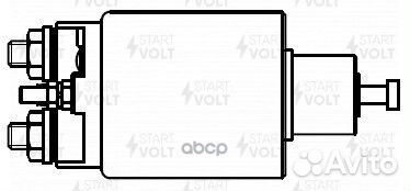 Реле втягивающее стартера для а/м Opel Astra