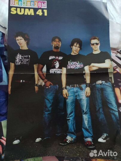 Плакаты /постеры рок групп и не только