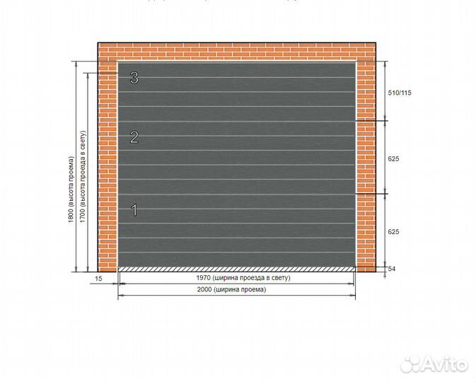 Секционные ворота в гараж