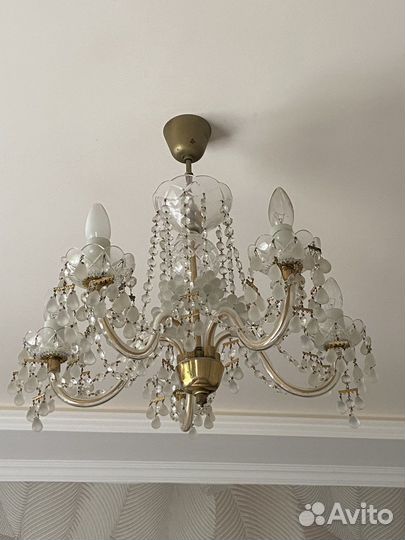 Люстра хрустальная чехия