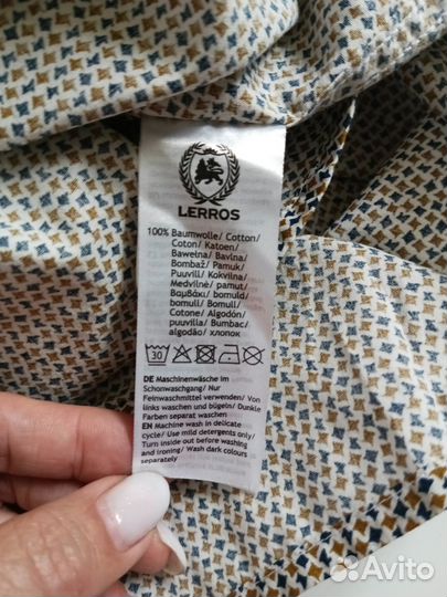 Новая мужская рубашка lerros 3 XL