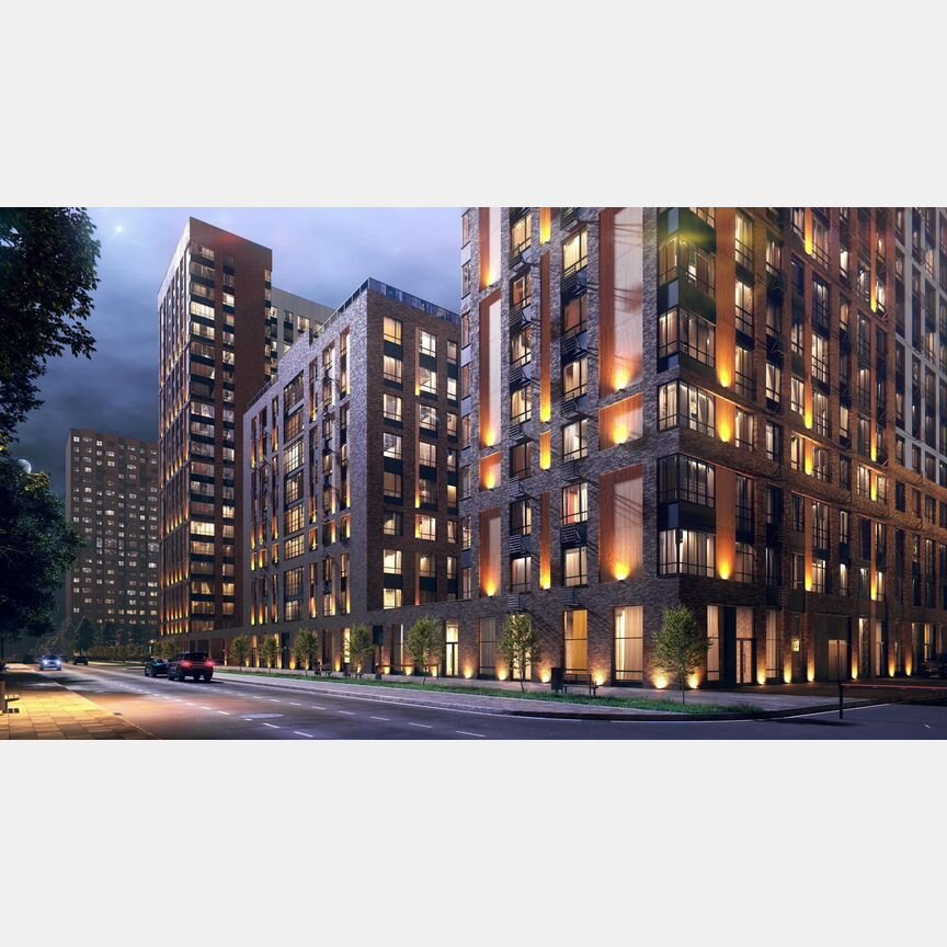 1-к. квартира, 47,3 м², 2/21 эт.