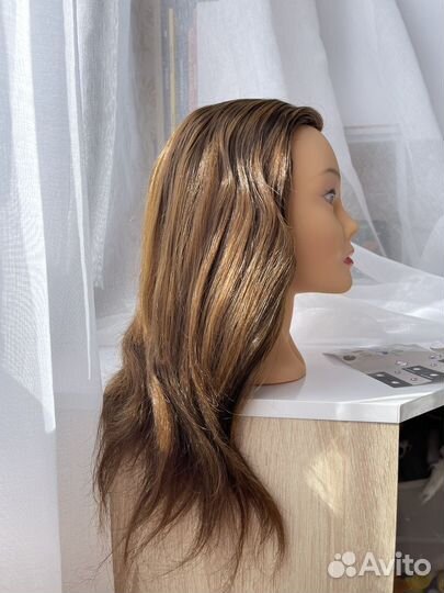 Учебная голова манекен для причесок