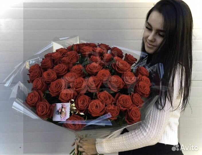 Букет цветов 101 Роза