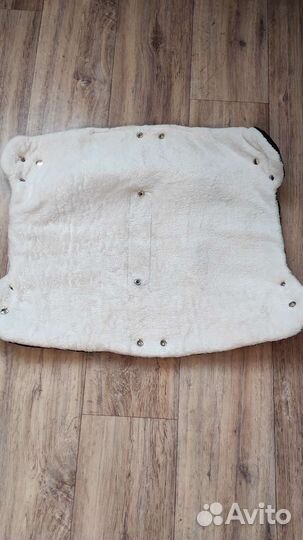 Муфта для рук на коляску с мехом