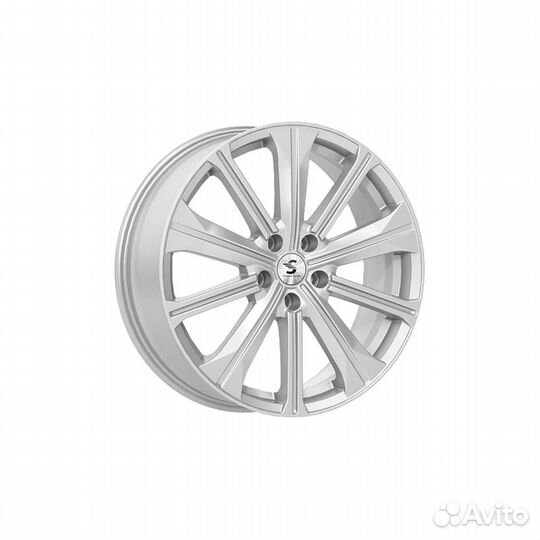 Литые диски 7x19 5x114.3 64.1 ET40 скад кр013 Elite silver