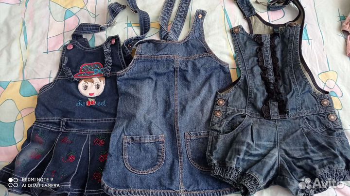 Джинсовый сарафан и комбинезон