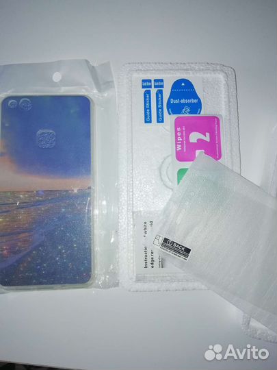 Бампер и защитное стекло на Huawei