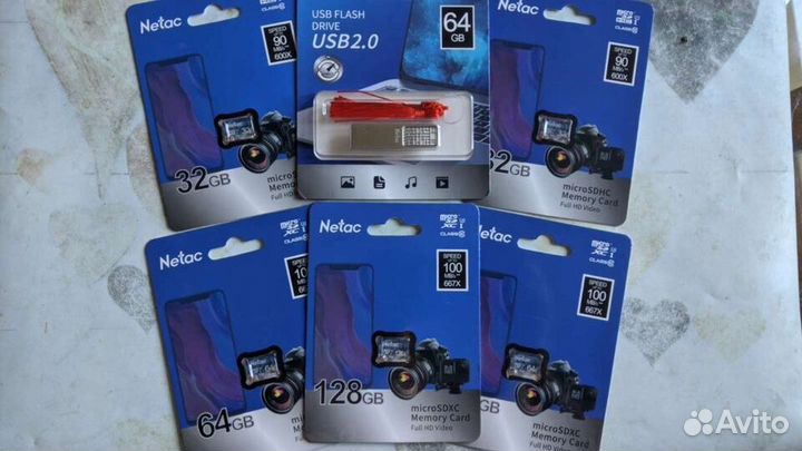 Карта памяти microSD оригинал 64-128Gb Class10