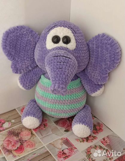 Мягкие вязаные игрушки ручной работы