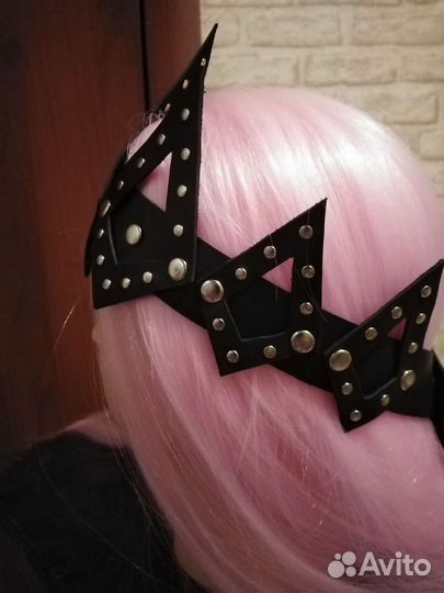 Корона из натуральной кожи