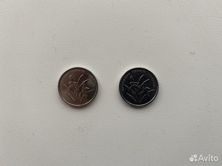 Монеты китайский юань