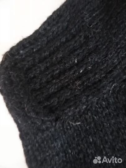 Вязаные шерстяные носки