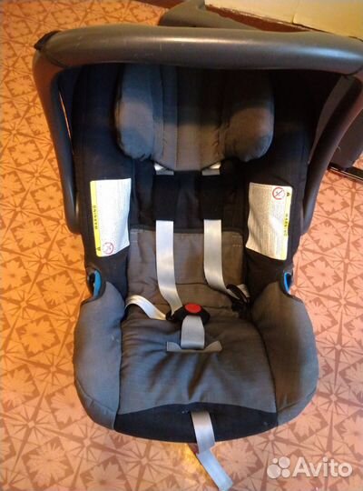 Автолюлька britax romer с базой isofix
