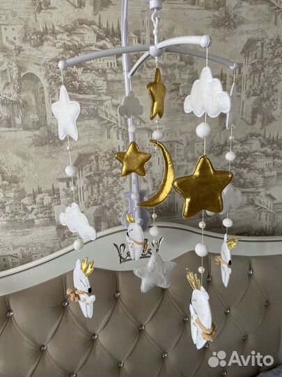 Музыкальный мобиль из фетра