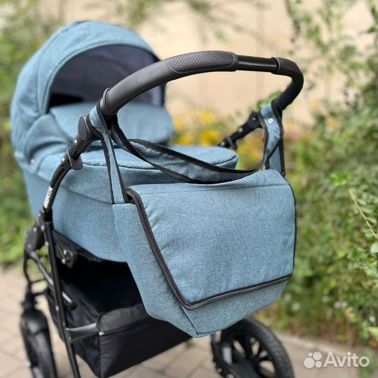 Коляска Alis Berta 3в1 изумрудная