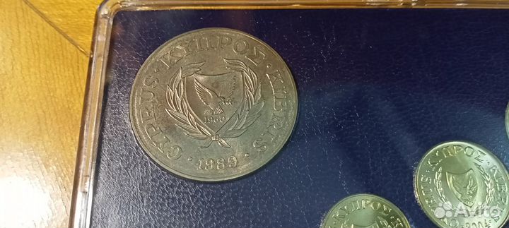 Монеты 1955-1956 г, 1 фунт 1989