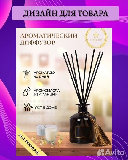 Изготовление визиток, карточки для маркетплейсов