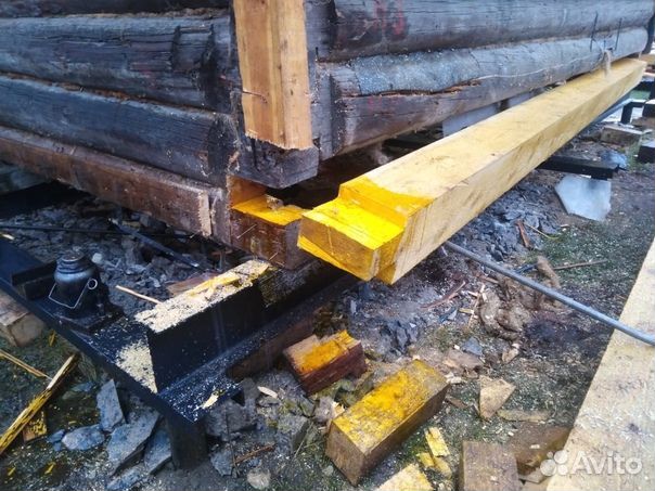 Ремонт замена фундамента перенос дома