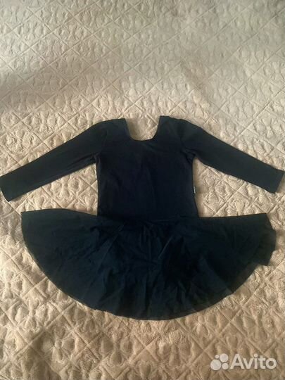 Купальник гимнастический с юбкой (детский), р. 134