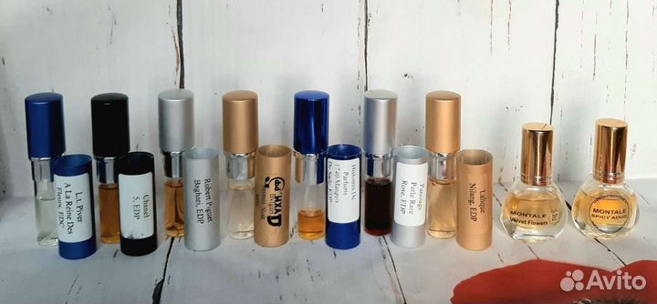 Отливанты остатки, пробники фирменные