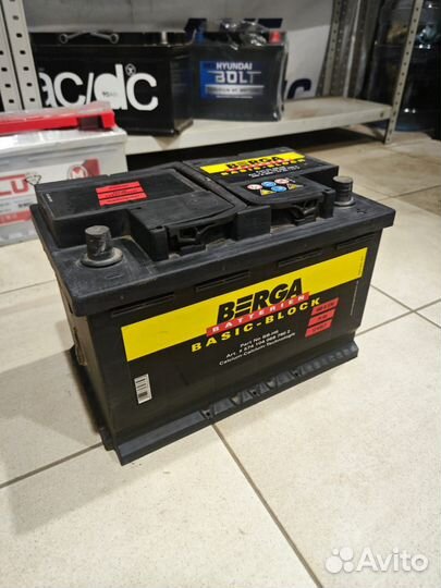 Аккумулятор автомобильный Berga 74Ah