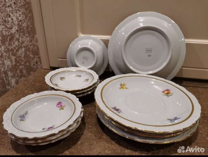 Чайник, чайная пара ссср, тарелки, розетки гдр