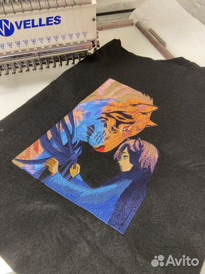 Машинная вышивка/ вышивка на одежде