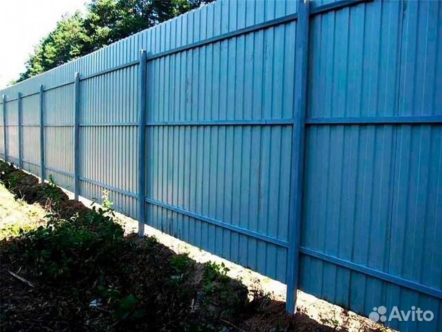 Столб для забора из профильной трубы 50х50, 60х60 купить в Красноярске ...