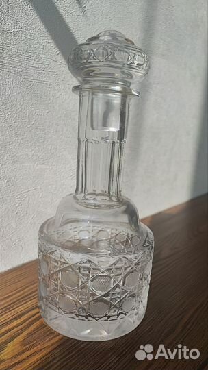 Графин(штоф) СССР хрусталь с рюмками
